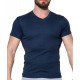 Apple Men s T-Shirt Cotton V Neckline