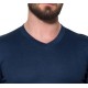 Apple Men s T-Shirt Cotton V Neckline