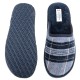 Amaryllis Men s Velour Slippers Plaid Design