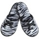 Αmaryllis Women s Velour Slippers Zebra Design