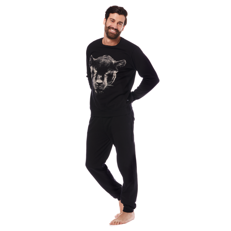 Apple Men s Cotton Pajamas Black Panther