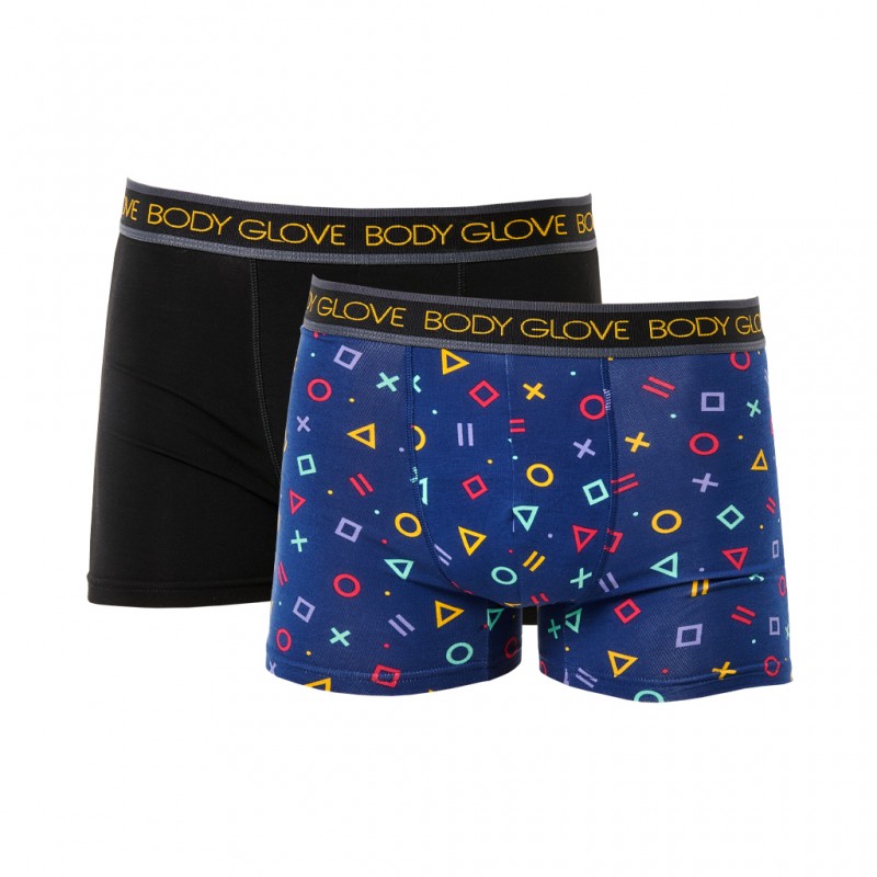 Body Glove Men s Cotton & Modal Boxers 2 Pack Gaming Design