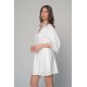 Milena Women s Satin Ivory Color With Lace Details