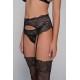 Milena Women s Lace Garters Fan Design