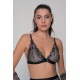 Milena Women s Lace Bralette Silver Details