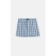 Minerva Men s Cotton Popline Loose Boxers Stripes & Plaid Design 2 Pack