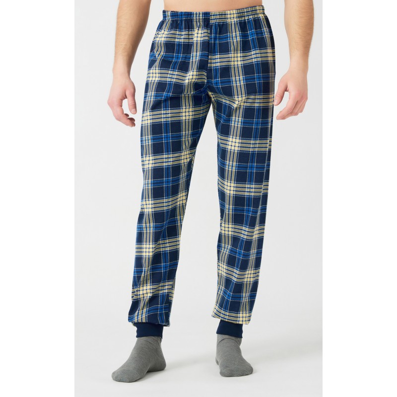 Minerva Men s Pajamas Pants Plaid Design