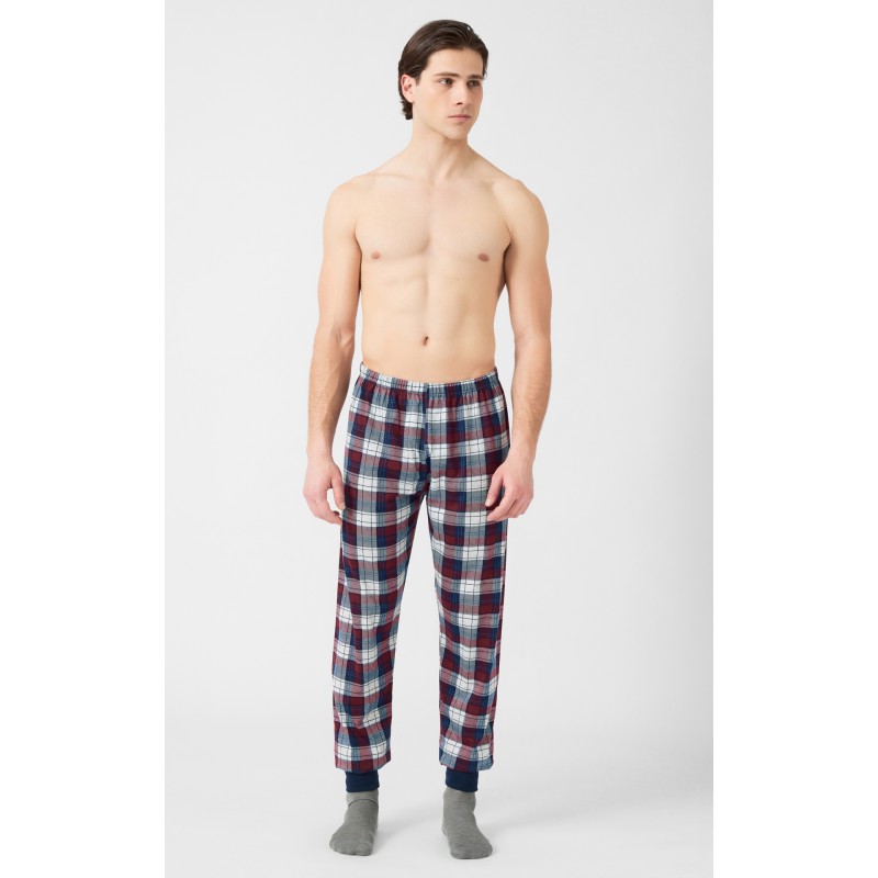 Minerva Men s Cotton Plaid Pajamas Pants