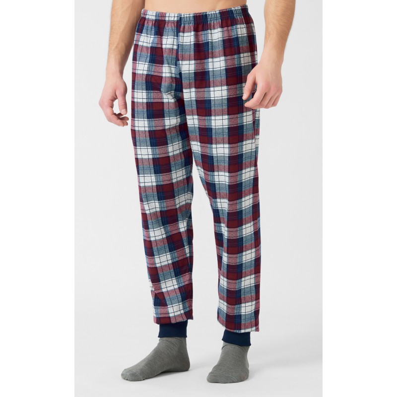 Minerva Men s Cotton Plaid Pajamas Pants