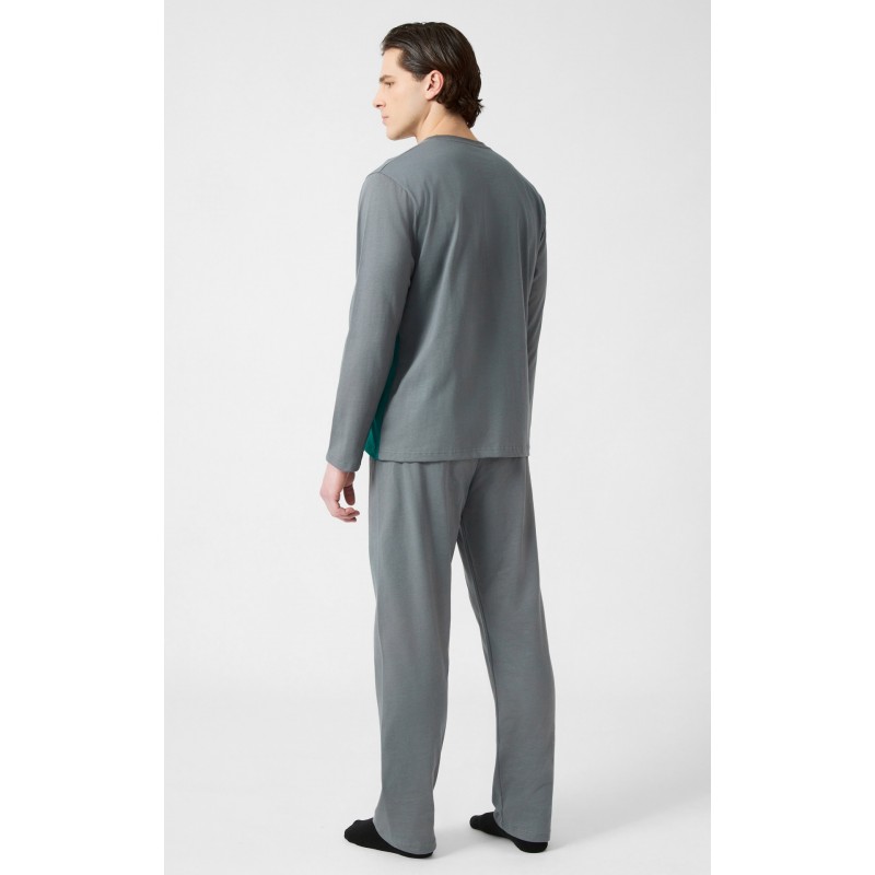 Minerva Men s Cotton Pajamas Bull Design