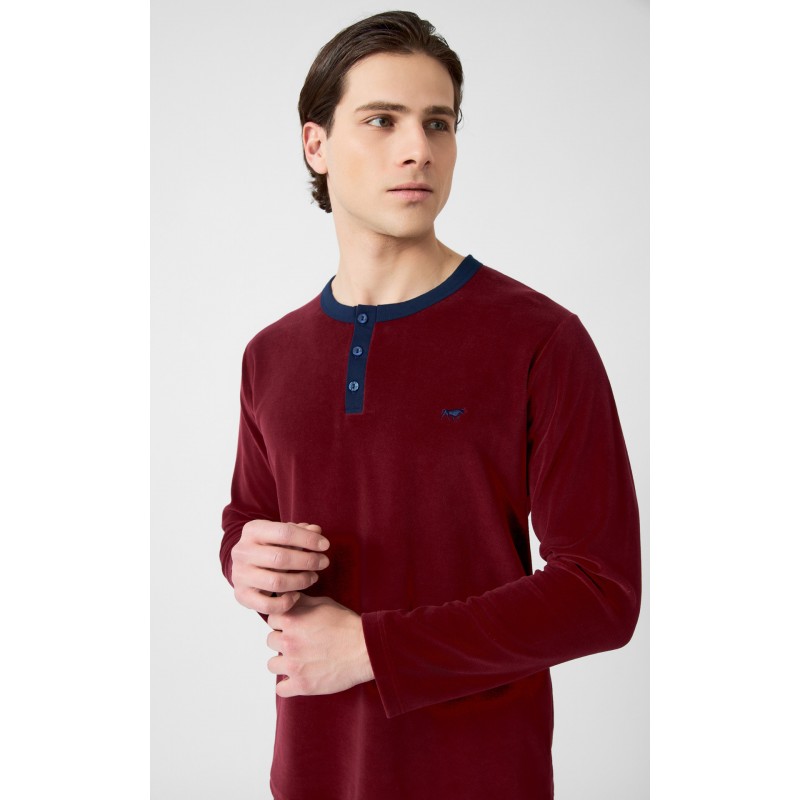 Minerva Men s Velour Pajamas