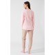 Minerva Women s Cotton Pajamas Bed Time Pink Color