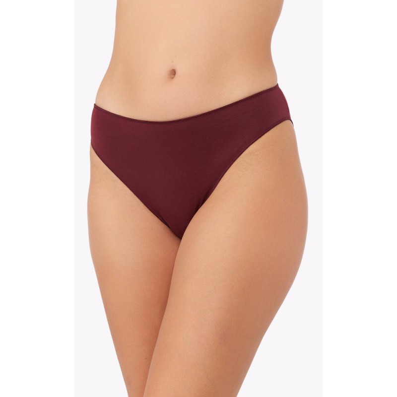 Minerva Women s Modal Underwear Slip 2 Pack Bordeaux Dark Grey