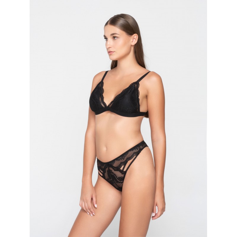 Luna Γυναικείο Bralette Με Δαντέλα & Αφαιρούμενη Επένδυση Cup B Jolie