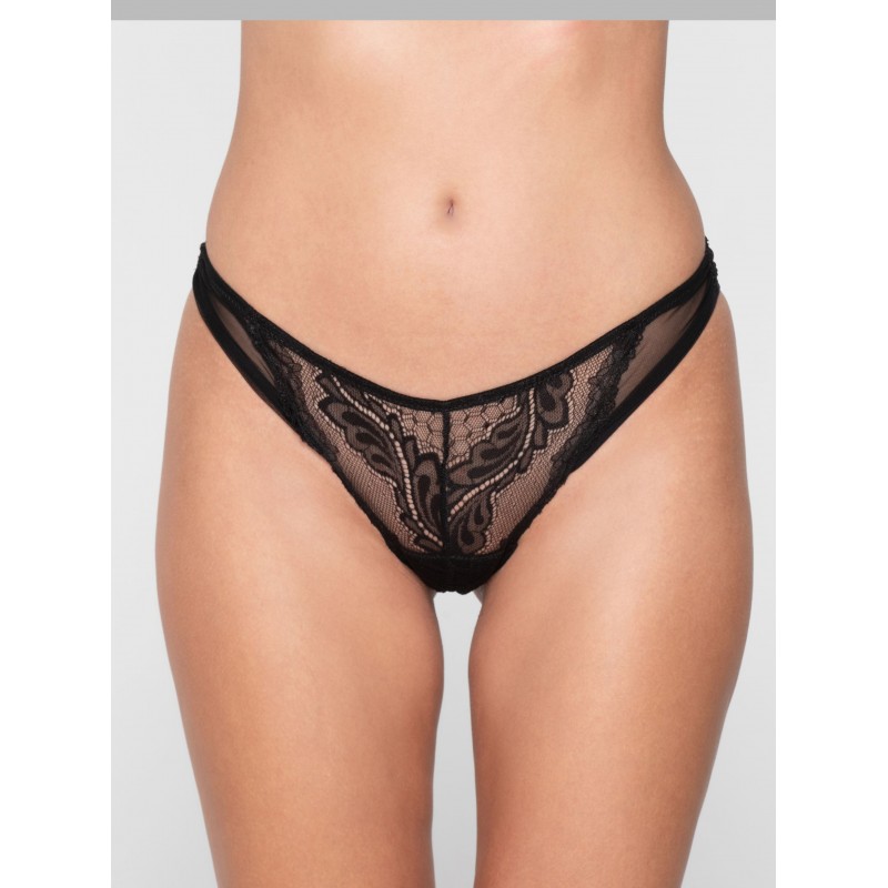 Luna Γυναικείο Σλιπ Brazilian Brief Με Δαντέλα Jolie