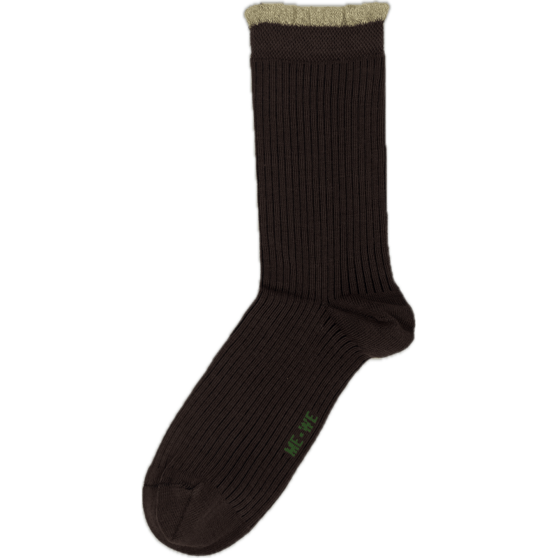 Me We Women s Cotton Socks Rib & Lurex Design