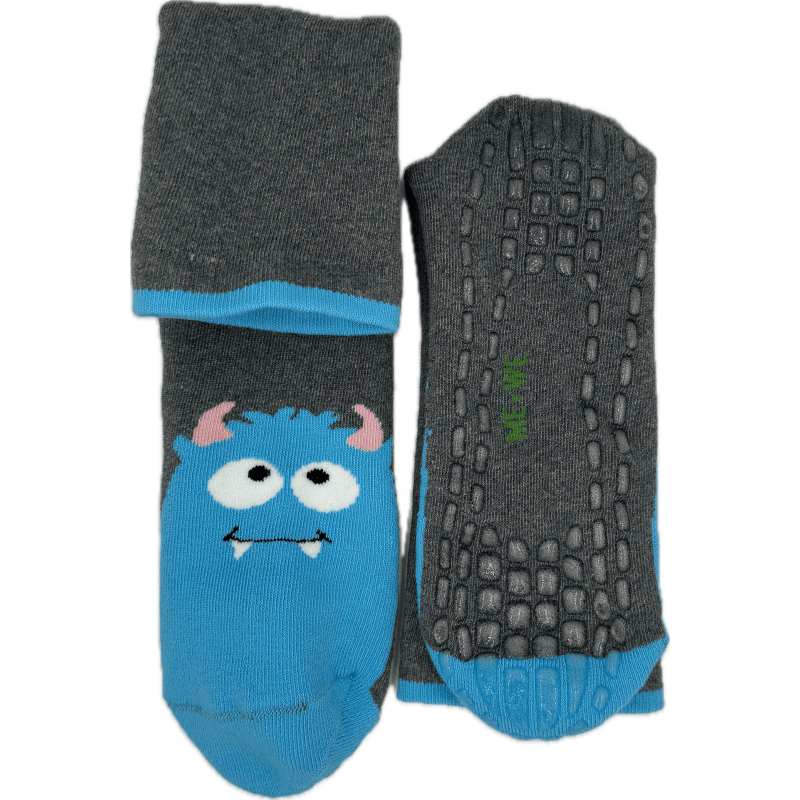 Me We Women s Slipper - Socks Little Monster Design