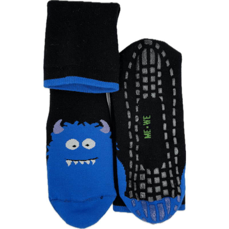 Me We Women s Slipper - Socks Little Monster Design