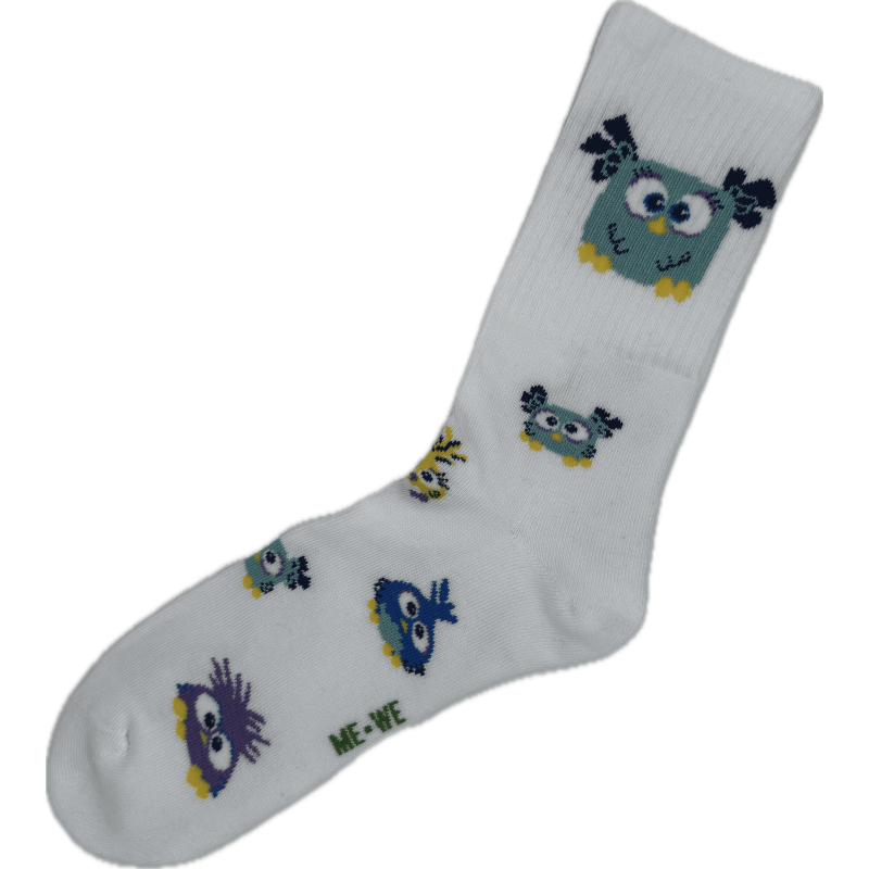 Me We Women s Cotton Sports Socks Angry Birds