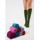 Me We Women s Hight Knee Wool Socks Rib Design