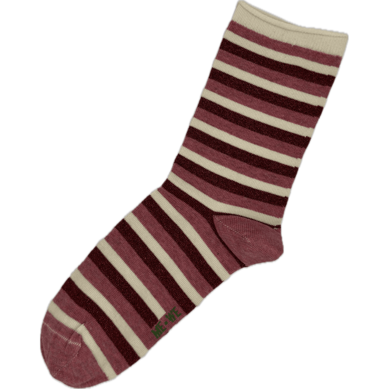 Me We Women s Cotton Socks Lurex Stripes Designs