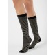 Me We Women s Cotton Knee Hight Socks Lurex Stripes