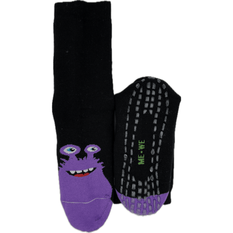 Me We Kid s Slipper Socks Little Monster