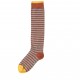 Me We Women s Hight Knee Cotton Socks Stripes Design