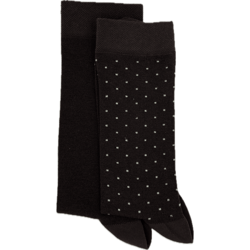 Me We Men s Cotton  Dots Design Socks 2 Pack