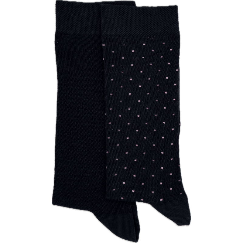 Me We Men s Cotton  Dots Design Socks 2 Pack