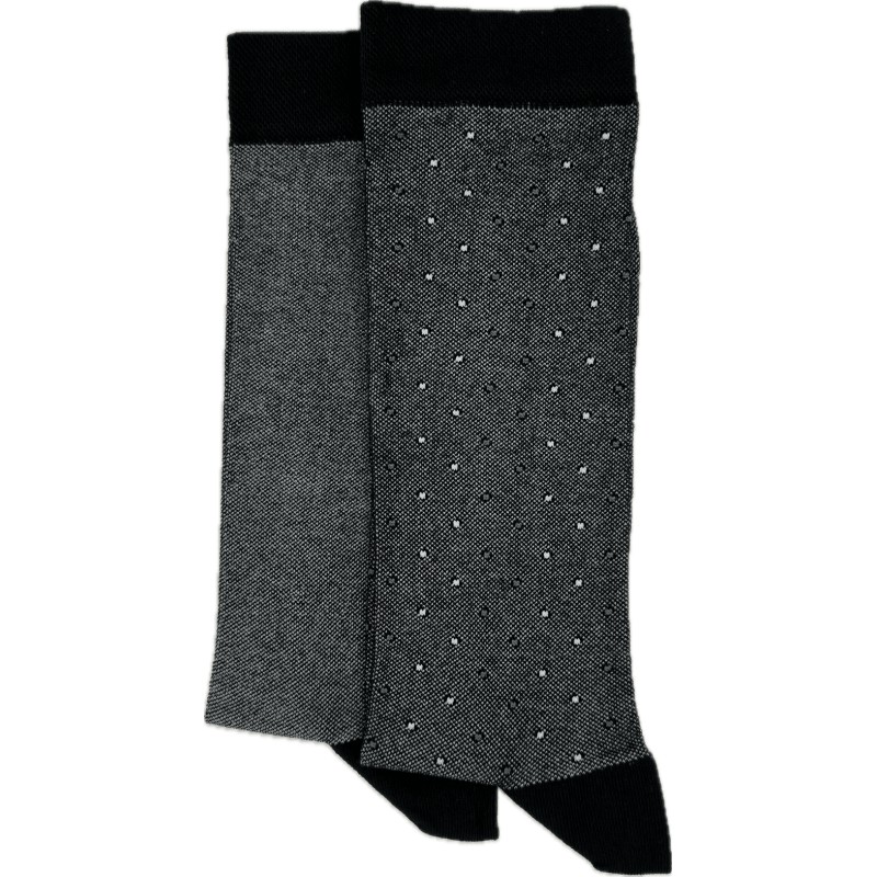 Me We Men s Cotton  Dots Design Socks 2 Pack