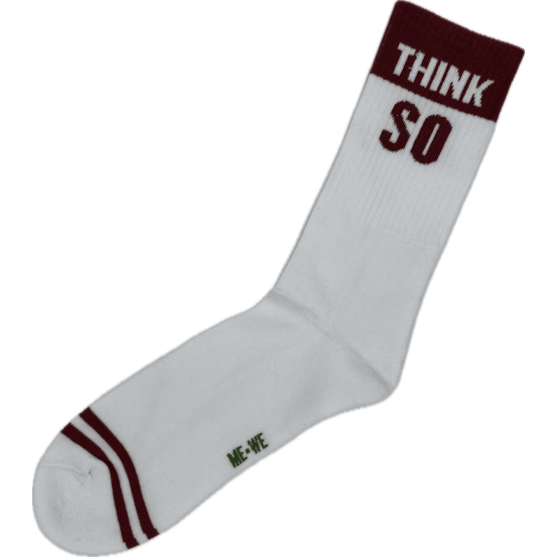 Me We Men s Cotton Athletic Socks With Messages