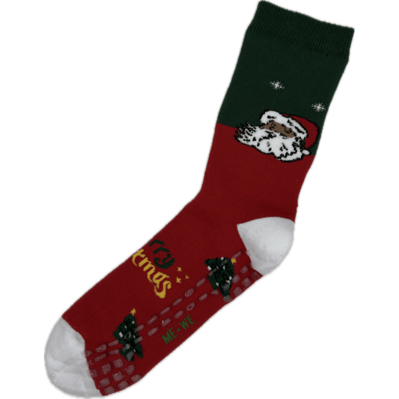 Me We Women s Christmas Cotton Slipper Socks Variations Of Designs