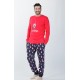 MEI Men s Cotton Christmas Greetings Pajamas