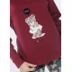 Mei Women s Cotton Pajamas All Over Print Bears