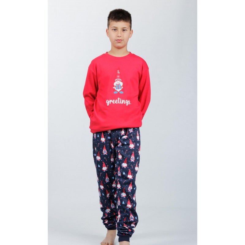 MEI Kids Unisex Christmas Greetings Pajamas