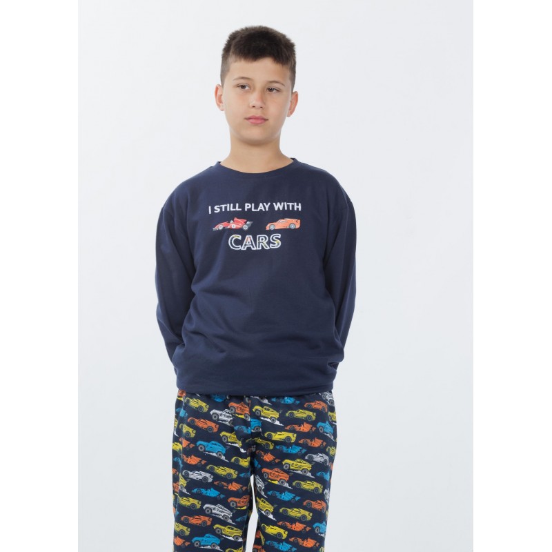 MEI Boy s Cotton Pajamas Cars