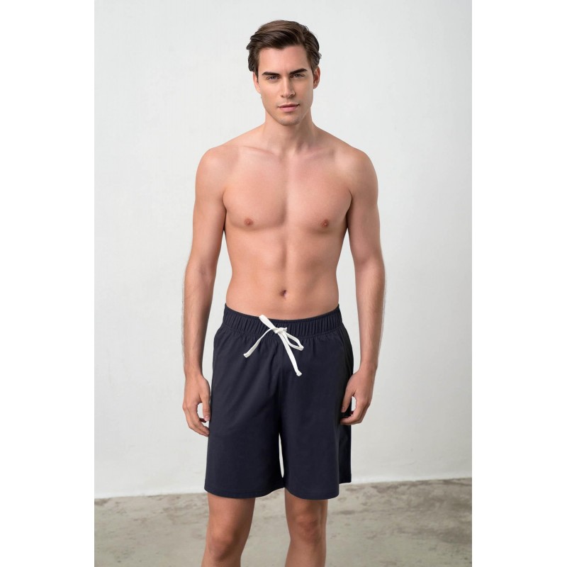 Vamp Men s Short Pajamas Pants Blue Color