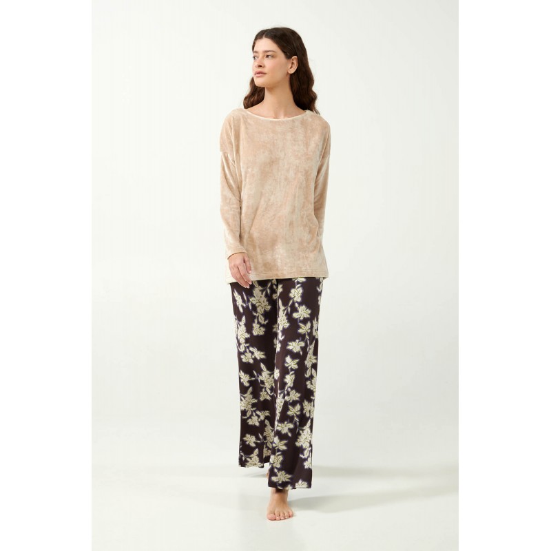 Vamp Women s Velour Pajamas & Modal Multicolor Pants