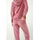 Vamp Women s Velour Tracksuit Pink Nectar