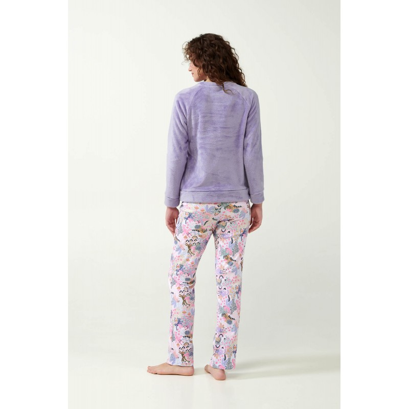 Vamp Women s Fleece Pajamas With Cotton Pants