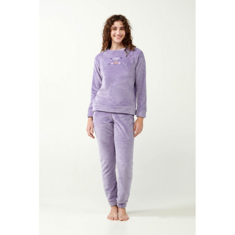 Vamp Women s Fleece Pajamas Levander Sweet