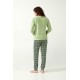 Vamp Women s Fleece Pajamas Elephants Design