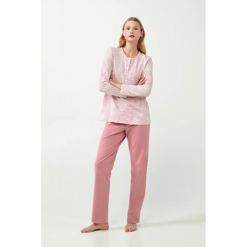 Vamp Women s Cotton Pajamas Pink Animal