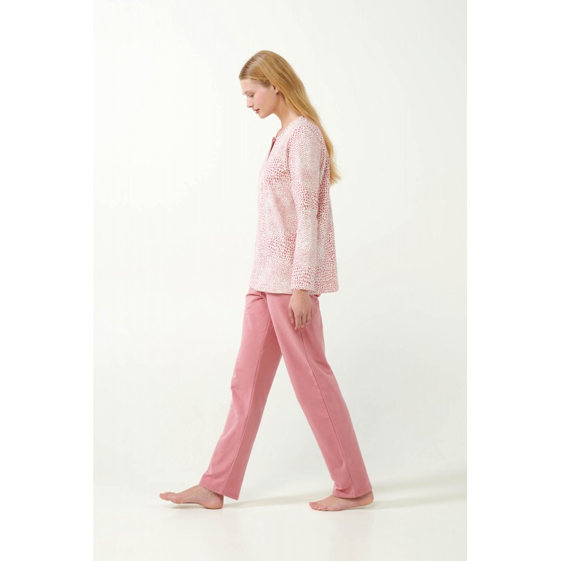 Vamp Women s Cotton Pajamas Pink Animal