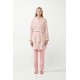 Vamp Women s Fleece Robe With Belt Pink Pie De Pull