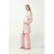 Vamp Women s Fleece Robe With Belt Pink Pie De Pull