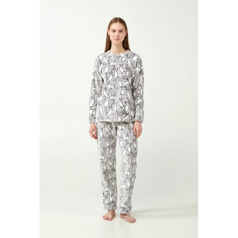 Vamp Women s Fleece Pajamas Bunnies