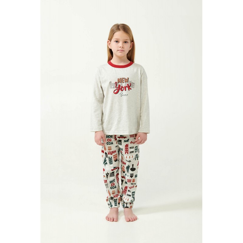 Vamp Kids Unisex Cotton Pajamas Νew York Buzz