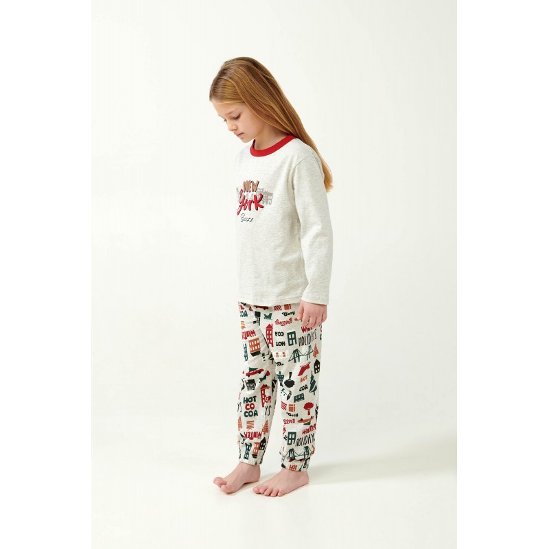 Vamp Kids Unisex Cotton Pajamas Νew York Buzz